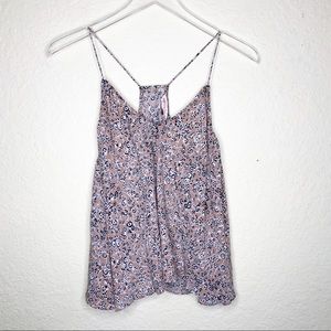 Rebecca Taylor | Blush Floral Flowy Tank Size 6